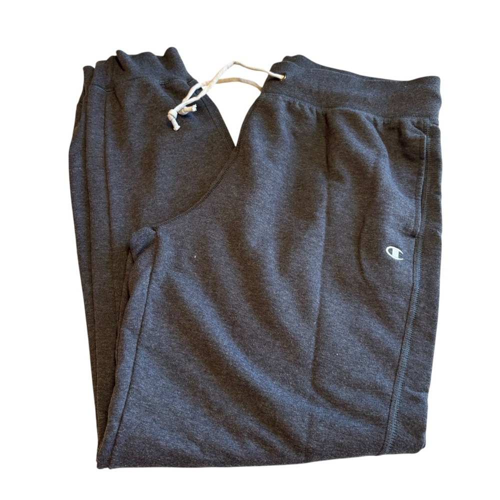 Champion Jogger Sweatpants Men’s Large Gray Athletic Lounge Pants